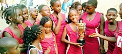 Uganda, children, netball, football, swift sports organisation